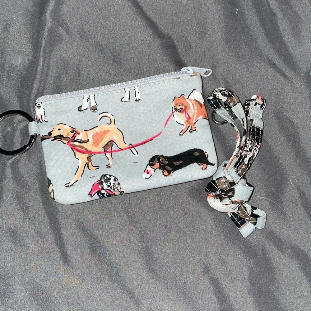 Vera Bradley dog id lanyard set